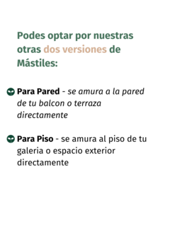 Mástil para Guirnaldas Para Clavar - Negro - comprar online