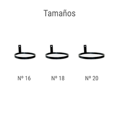 Cuelgamaceta #18 Para pared - Negro - comprar online