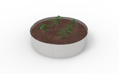 Huerta Redonda Galvanizada Sin Pintar - 100 cm - comprar online
