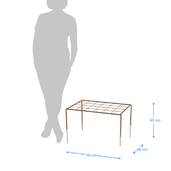 Rejilla Rectangular - Sin pintar - comprar online
