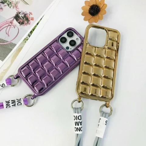 Funda + Cordon Metalizada (solo Iphone)