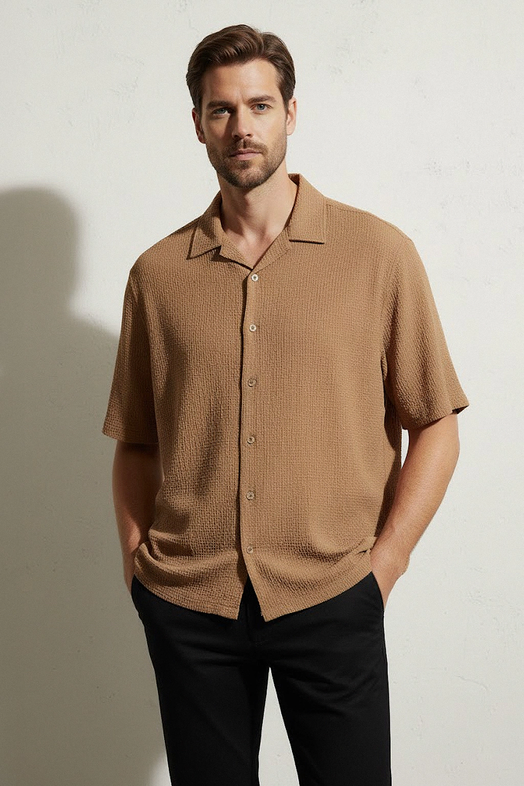 Camisa Tulum Hombre – Tela Hawai Bruselas