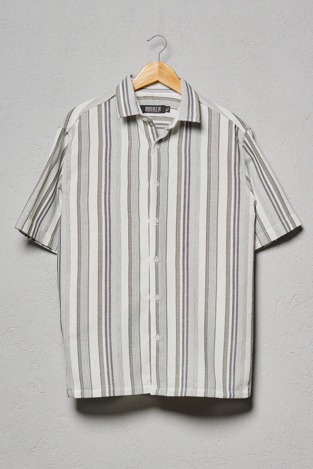 Camisa Crochet Algodón Premium Rayada Verano "CAIRO"