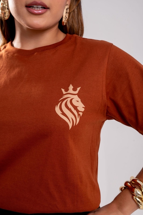 Semi Cropped - Leão (Caramelo) F.C - comprar online