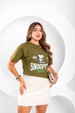 T-Shirt Snoopy (Verde Gab)