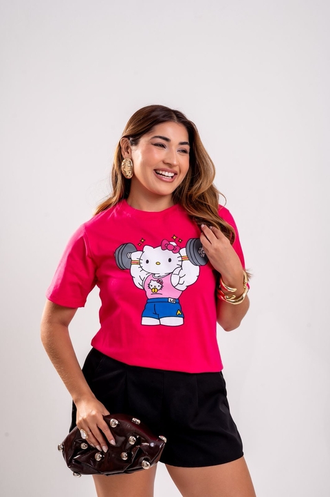 Semi Cropped - Hello Kitty Maromba (Framboeza) - comprar online