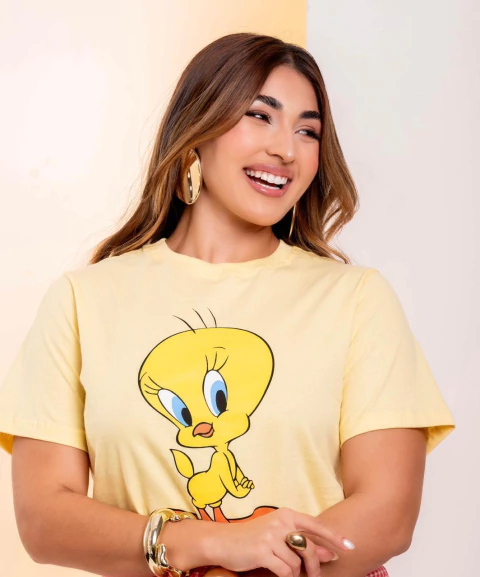 T-Shirt Piu-Piu (Amarelo)