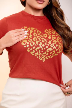 T-Shirt ♡ Animal Print (Cobre Absolute)