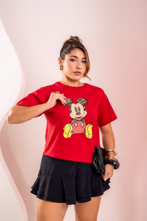T-Shirt Mickey (Vermelho)