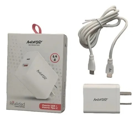 CARGADOR MIXOR REALIDAD TIPO C 6.4 - comprar online