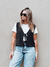 Blusa atada musculosa
