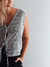 Blusa atada musculosa print en internet