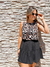 Musculosa animal print