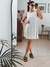 Vestido escote bote rayado en internet