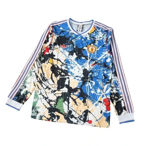 Camisa Manchester United x Stone Roses 26/27 - Manga Longa