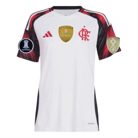 Camisa Flamengo II 25/26 - Campeão Libertadores 2025 - Feminina