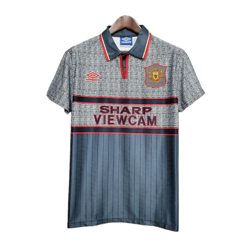 Camisa Manchester United Retrô 1995/1996 Cinza - Umbro