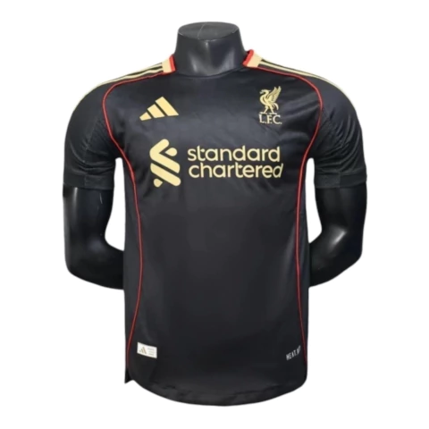 Camisa Liverpool II 25/26 - Jogador Adidas Masculina - Preta