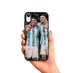 PAREDES Y DE PAUL CON LA MEDALLA DEL MUNDIAL