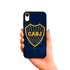 Escudo de Boca, fondo estrellas