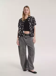 CAMISA LINO ESTAMPA (ETIQUETA NEGRA) - tienda online