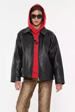 CHAQUETA CUERO WASTED (AY NOT DEAD) - tienda online
