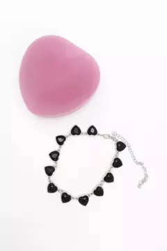 CHOKER HEART NOIR (LAS PEPAS) - tienda online