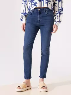 JEANS LISA MID BLUE (JAZMIN CHEBAR) - comprar online