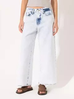 JEANS WIDE X OFF WHITE (JAZMIN CHEBAR) - SHE