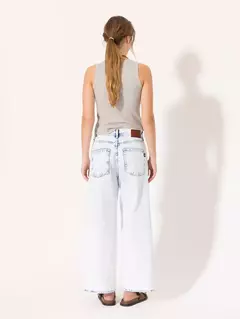 JEANS WIDE X OFF WHITE (JAZMIN CHEBAR) - tienda online