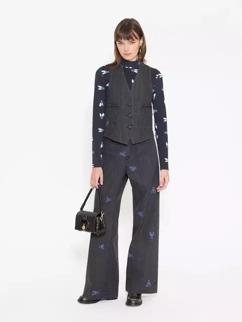 CHALECO FL(JAZMIN CHEBAR) - comprar online