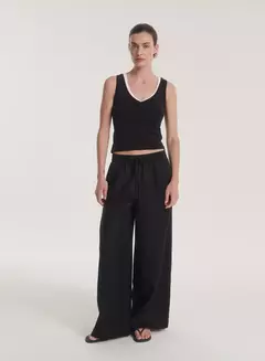 Imagen de PANTALON PIJAMA LINO (ETIQUETA NEGRA)