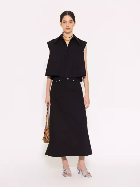POLLERA BLACK AIR (JAZMIN CHEBAR) - comprar online