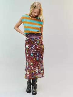 POLLERA MAGGIE (JAZMIN CHEBAR) - comprar online