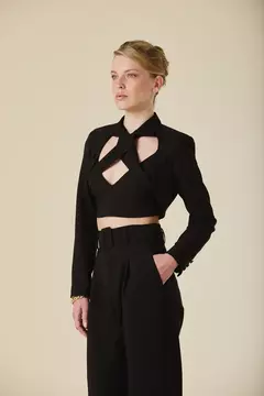 SACO CORTO ALEGOLA (NATALIA ANTOLIN) - tienda online