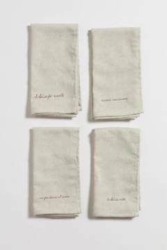 SERVILLETAS APERITIVO SET X4 (PETITE AFFAIRE) en internet