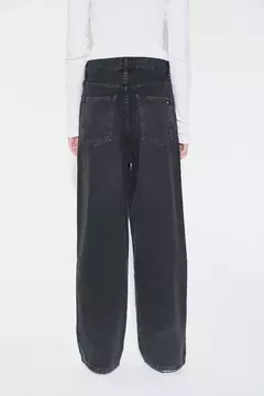 U LOW WIDE WASTED WORN BLACK (AY NOT DEAD)