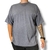 REMERA OVERSIZE AZUL JASPEADO