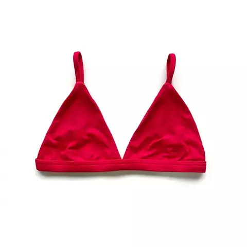 Top biquíni fixo vermelho - comprar online