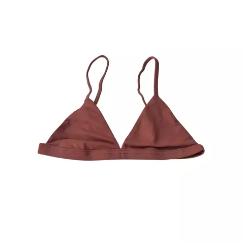 Top biquíni fixo cacau - comprar online