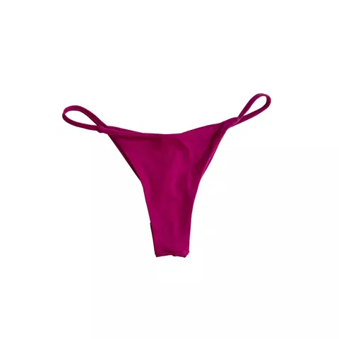 Calcinha biquíni fixa básica marsala - comprar online