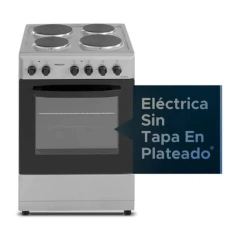 Imagen de Cocina Eléctrica 50 Cm 4 Hornallas Plata PHCH050P Philco