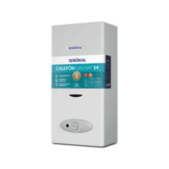 Calefón 14 Lts Sistema Llama sin Piloto Evolution Nat C-14GN Señorial - comprar online