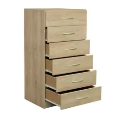 Chiffonier 6 Cajones Color Savanna 920 Platinum