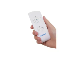 Imagen de Ventilador De Techo Retráctil con Luz Silver Led PE-VTR42S Peabody