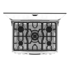 Cocina 76 Cm Acero Inoxidable Display Tapa Vidrio CD7609EI Drean - tienda online