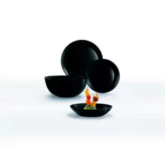 Set Vajilla 19 Piezas Diwali Noir Luminarc - comprar online