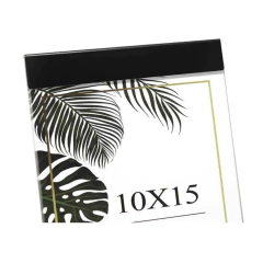 Portarretrato Aluminio 10 x 15 cm Negro PA101 Galileo - comprar online