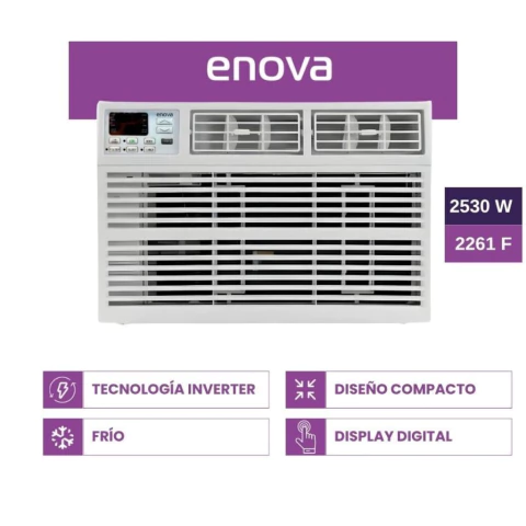 Aire Ventana 2530 Watts Inverter Frio Solo AEV09IF10 Enova - comprar online