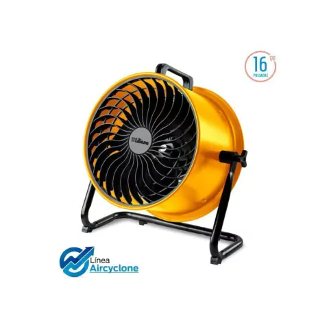 Ventilador Turbo 3 en 1 Piso Pared Techo VTHD16A Amarillo Liliana